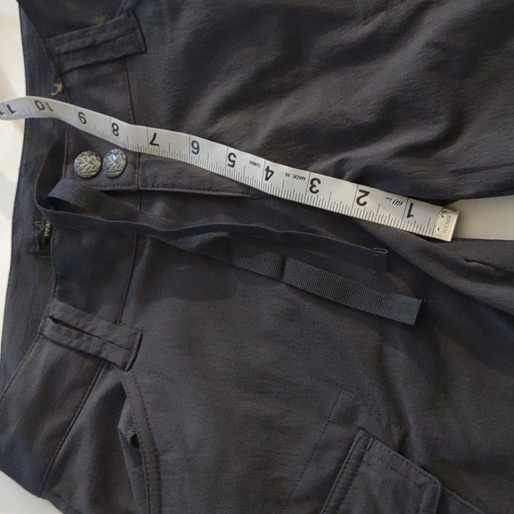 Prana Womens grey outdoor pants with zippers at knees size 0 - Picture 3 of 10